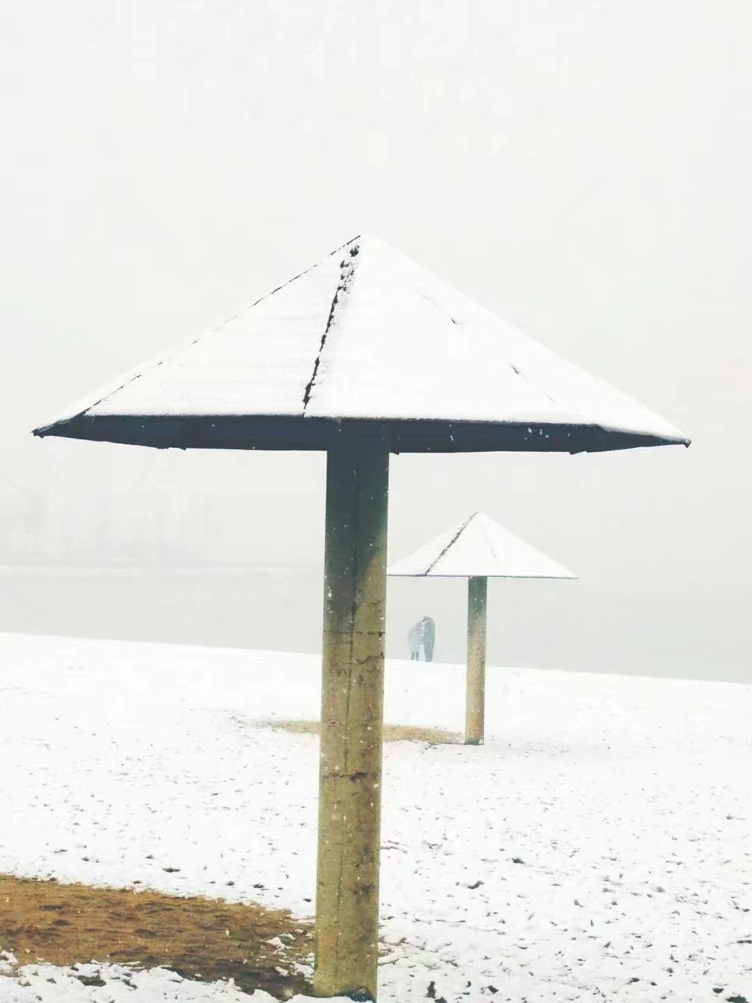 骆马湖雪景